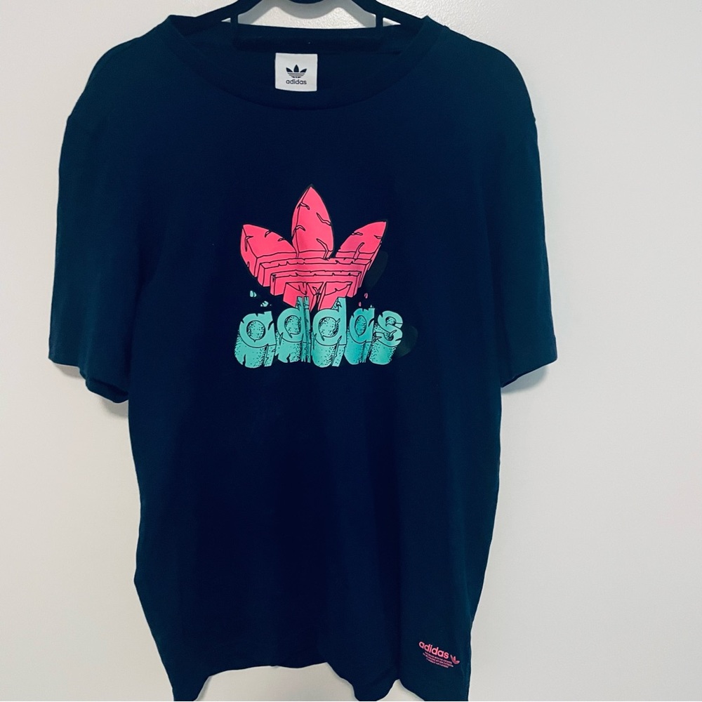 adidas EUC The Brand with the Three Stripes T Shirt Tee
